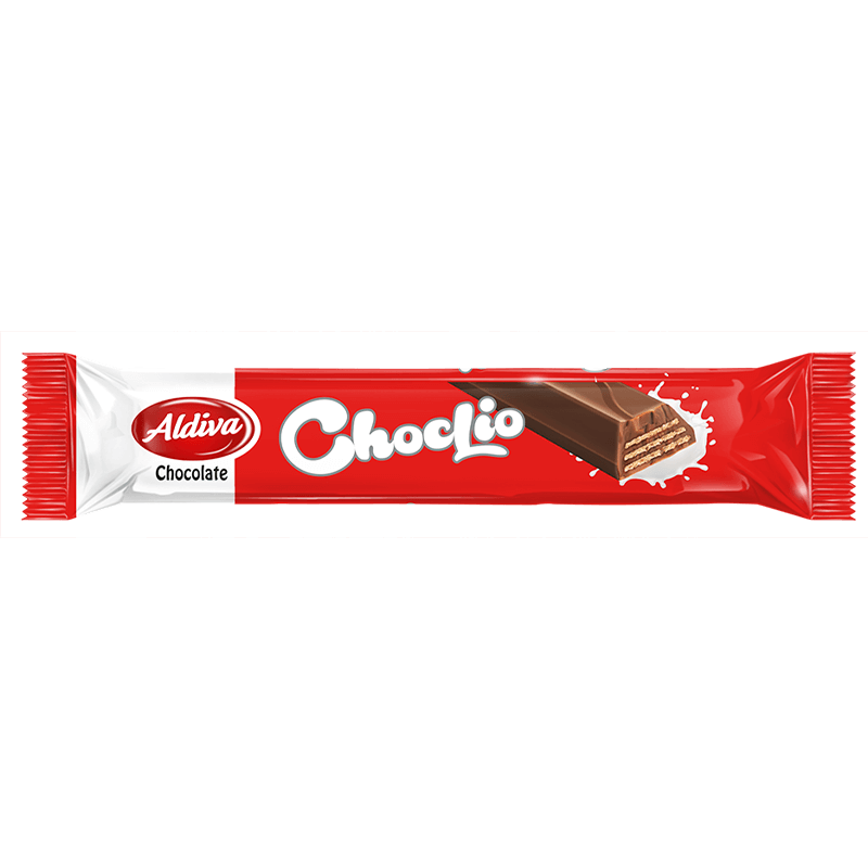 Choclio Milk Chocolate Coated & Chocolate Cream Filling Wafers 32g