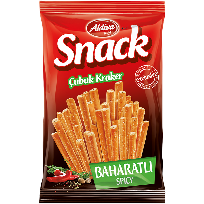 Snack Baharatlı Çubuk Kraker 25 Gr.