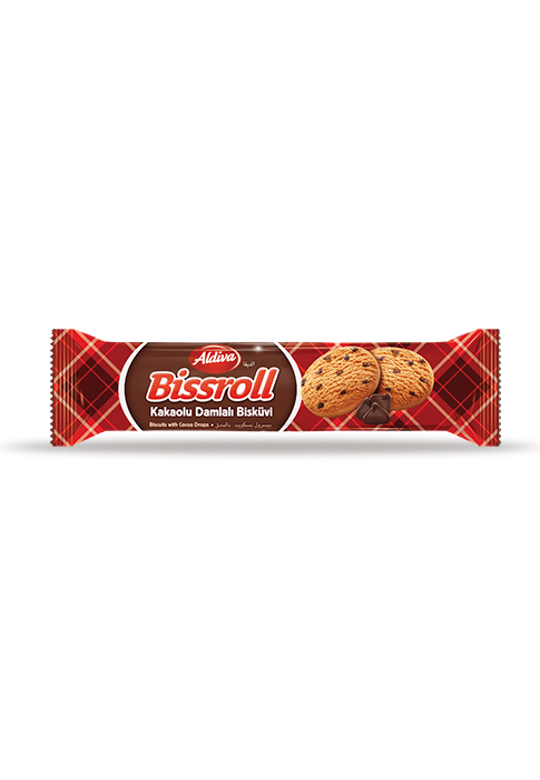 Bissroll Cikolata Damlalı Bisküvi 56g