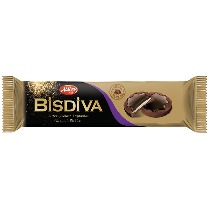 Bisdiva Bitter Kakao Kaplamalı Bisküvi 72 gr