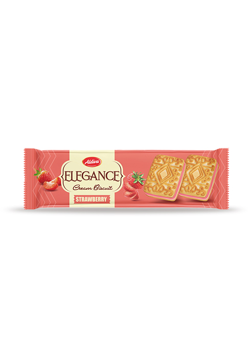 Elegance Çilek Kremalı Bisküvi 60g