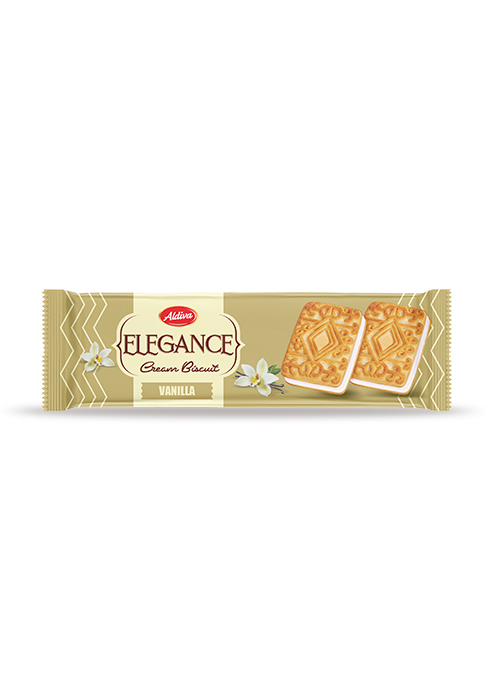 Elegance Vanilya Kremalı Bisküvi 60g