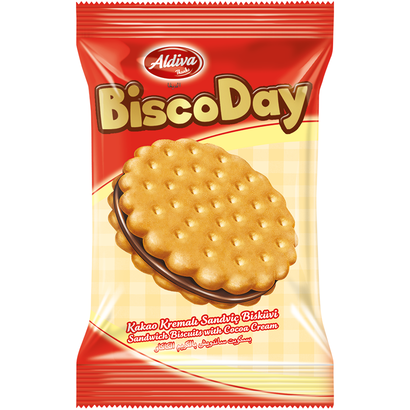 Biscoday Kakao Kremalı Sandviç Bisküvi 25gr