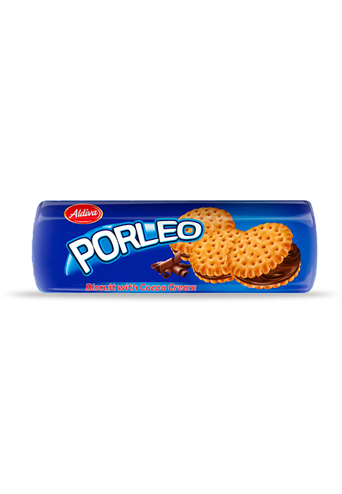 Porleo Çikolata Kremalı Sandviç Bisküvi  140G