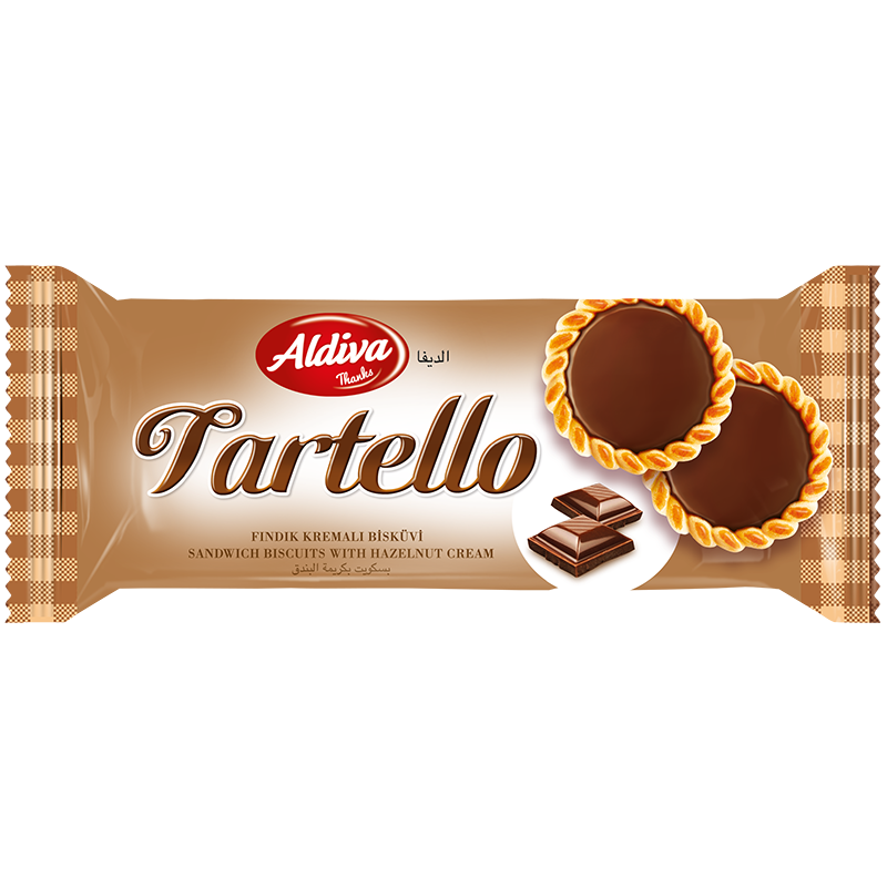 Tartello Çikolata Aromalı Jöleli Bisküv