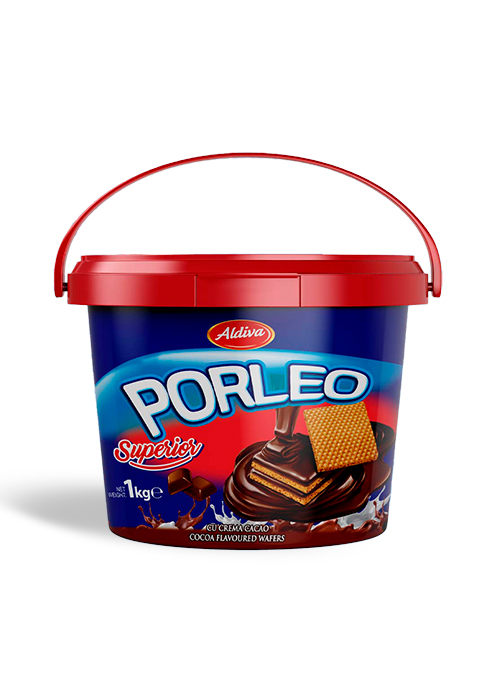 Porleo Superior Kakao Kremalı Gofret 1000g