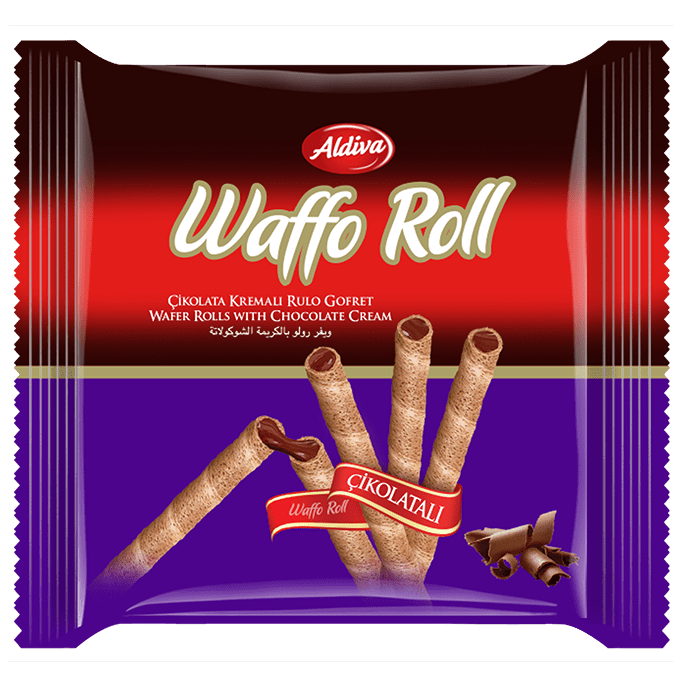Waffo Roll Çikolata Kremalı Rulo Gofret 20g 24*6