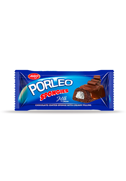 Porleo Süt Kremalı Çikolata Kaplamalı Kek 50g