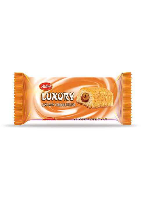 Luxury Karamel Dolgulu Yumuşak Kek 50g