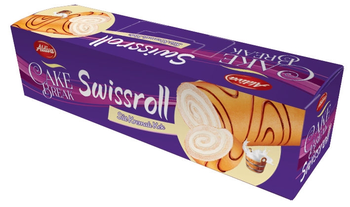 Swissroll Süt Kremalı Kek