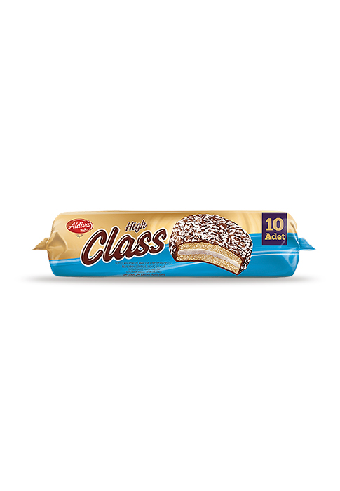 High Class Kakao Kaplamali & Hindistan Cevizli Marsmallow Biskuvi 220 gr 