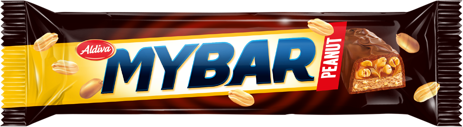 Mybar Kakao Kaplamalı Fıstık ve Karamel Kaplamalı Bar