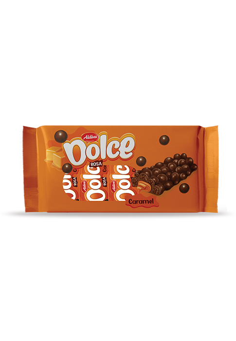 Dolce Çıtır Çikolata Kaplamalı Karamel Dolgulu Bar 160g