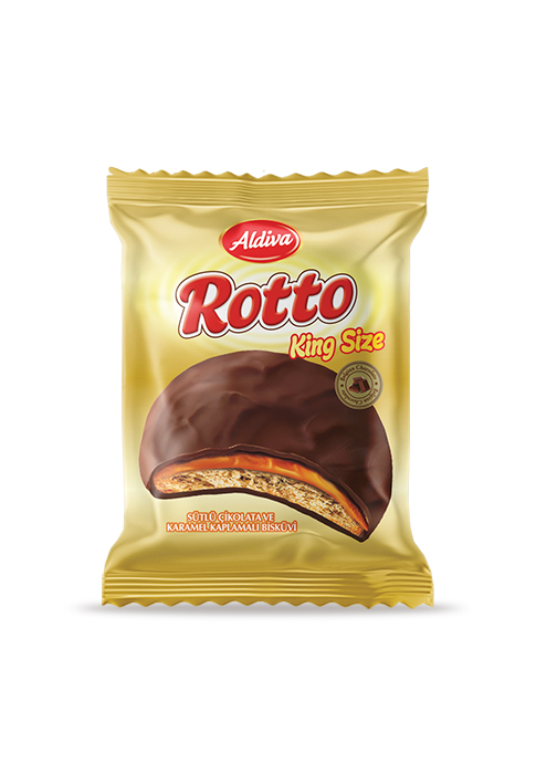 Rotto Çikolata Kaplamalı Karamel Dolgulu Bisküvi 25g