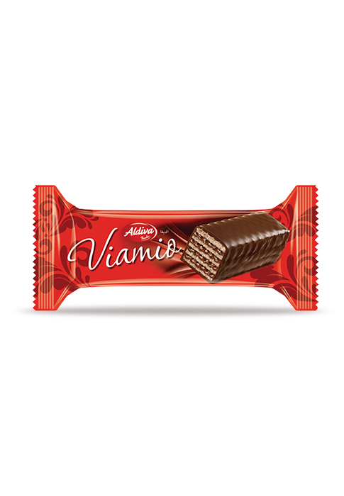 Viamio Çikolata Kaplamalı Kakao Kremalı Gofret 20g