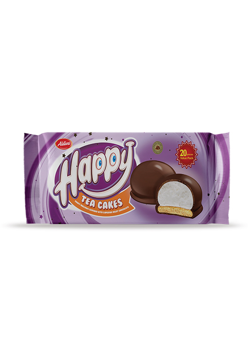 Happy Tea Cakes Cikolata Kaplamali & Karamel Dolgulu Marshmallowlu Biskuvi 240g