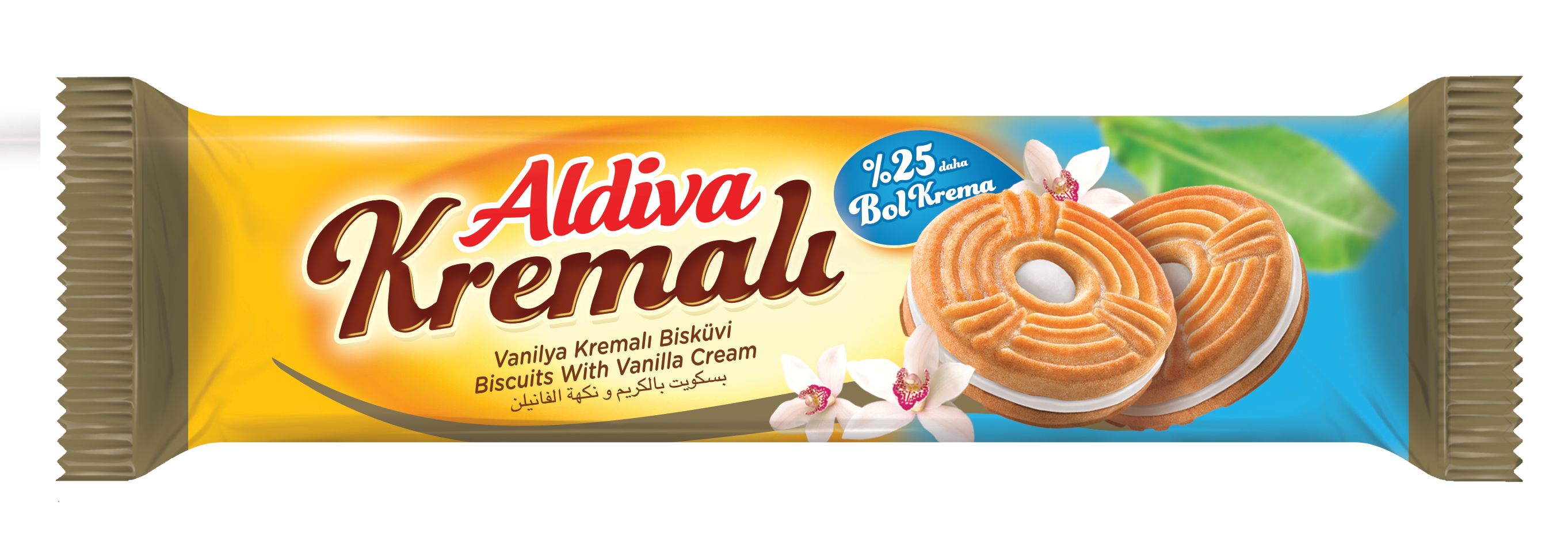 Aldiva Vanilya Kremali Biskuvi 68g