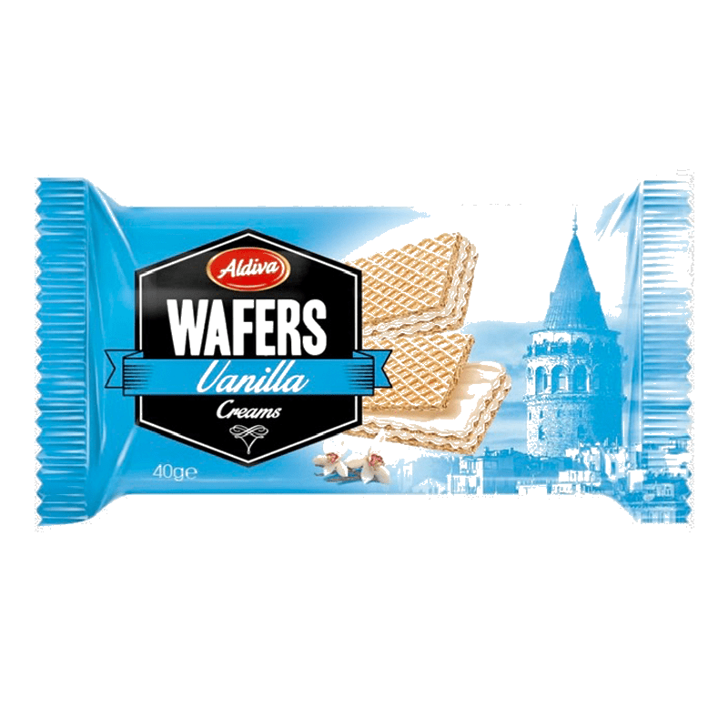 Waffo Vanilya Kremalı Gofret 40g